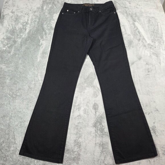 Ralph Lauren Jeans Co Womens 6 Black Classic Bootcut Stretch Preppy Western - Picture 2 of 10